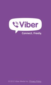 Viber - Startbildschirm - Screenshot