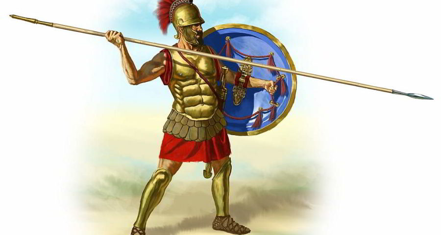 Römischer Gladiator mit Lanze - Bild von WikiImages auf Pixabay
