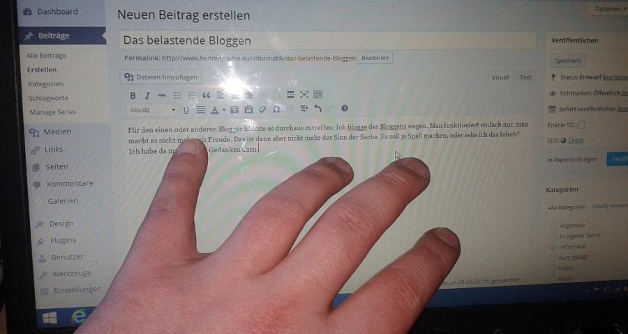 Hands on Blogging - Henning Uhle