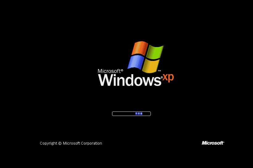 Startbildschirm von Windows XP - Henning Uhle