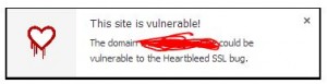 Warnung vor HeartBleed im ChromeBleed von Google Chrome - Screenshot Henning Uhle