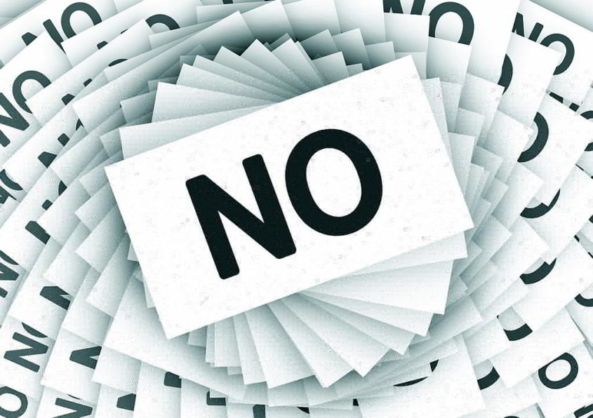 No! - Bild von Gerd Altmann auf Pixabay