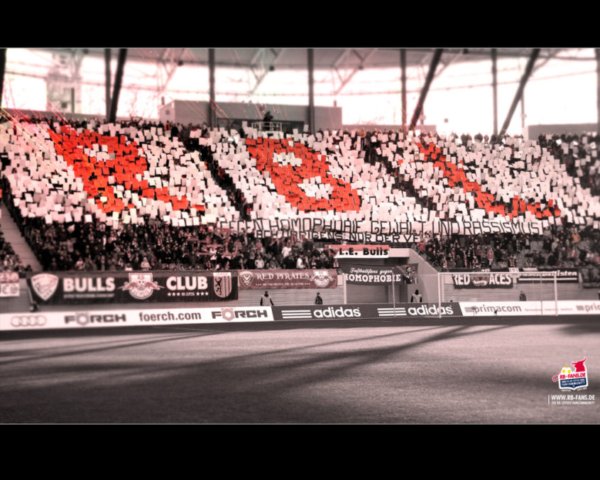 Choreo der Fans von RB Leipzig - (C) RB-Fans.de