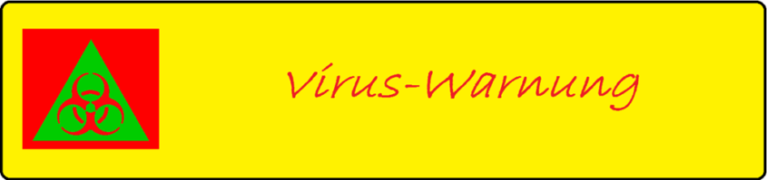Virus-Warnung