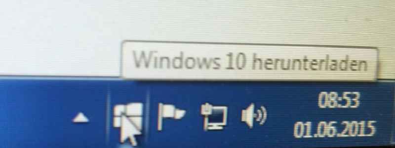 Upgrade-Benachrichtigung für Windows 10