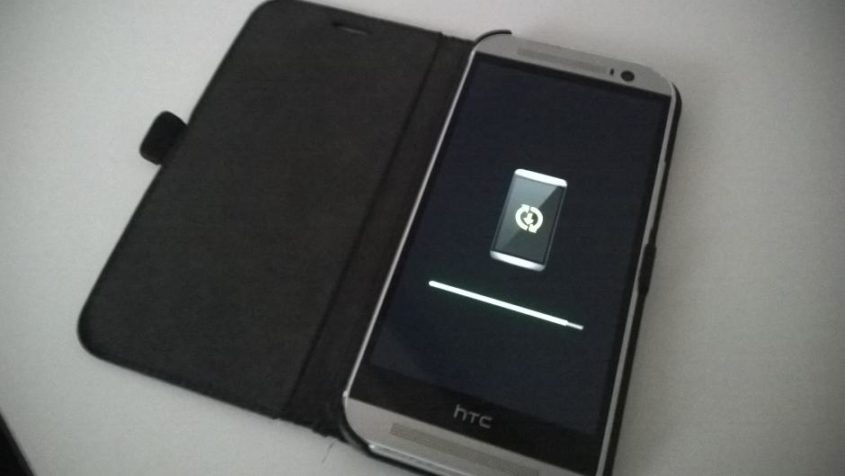 HTC One M8 beim Update