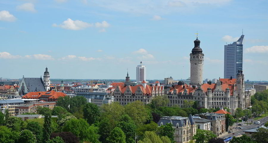 Skyline von Leipzig - mit freundlicher Genehmigung von Andreas Schmidt / Leipziger Touristik- und Marketing GmbH