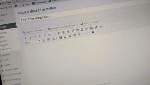 WordPress Dashboard - Neuer Artikel - Henning Uhle