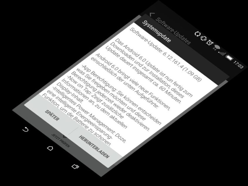 Das Marshmallow-Update für das HTC One M8