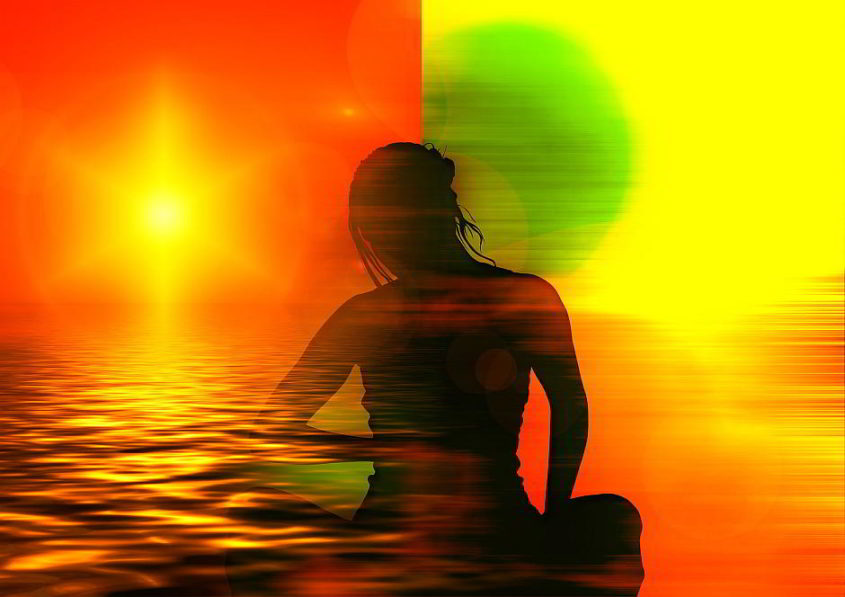 Meditation - Bild von Gerd Altmann auf Pixabay