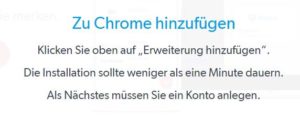 LastPass im Chrome hinzufügen