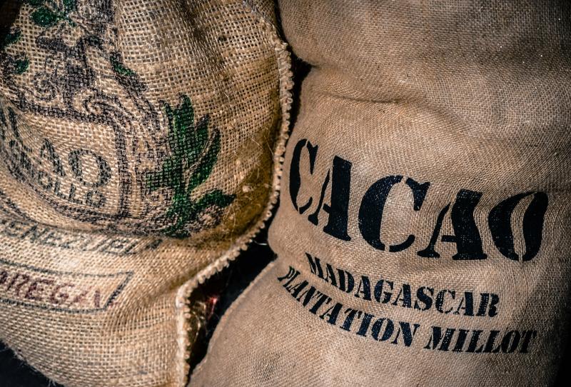 Ein Sack Fair Trade Kakao - Bild von Rudy and Peter Skitterians auf Pixabay