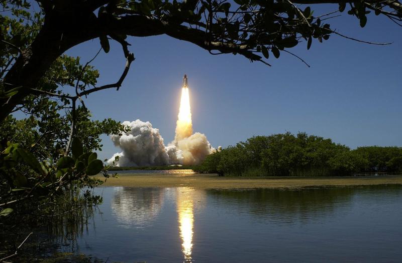 Raketenstart - (C) NASA-Imagery CC0 via Pixabay.com - https://pixabay.com/de/rakete-abheben-astronautik-nasa-969/