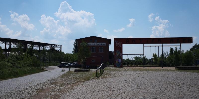 Der Güterumschlagplatz ist nun Spielplatz