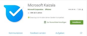 Microsoft Kaizala - Screenshot aus Google Play