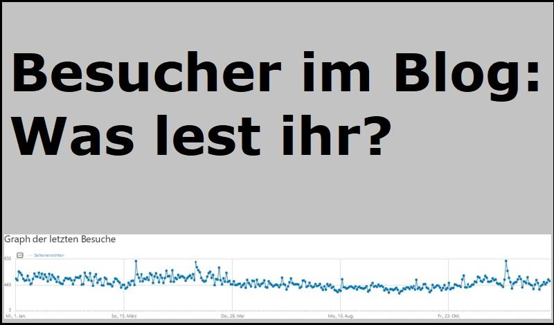 Besucher im Blog: Was lest ihr?