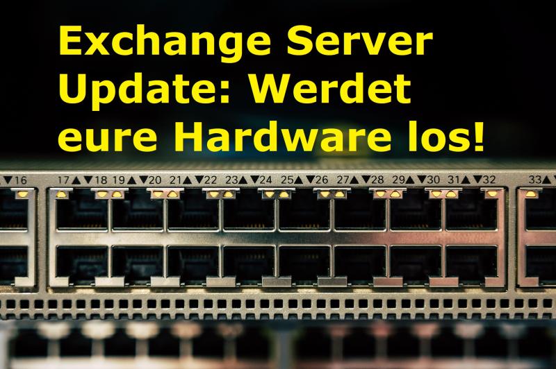 Exchange Server Update: Werdet eure Hardware los! - Bild von ananitit auf Pixabay