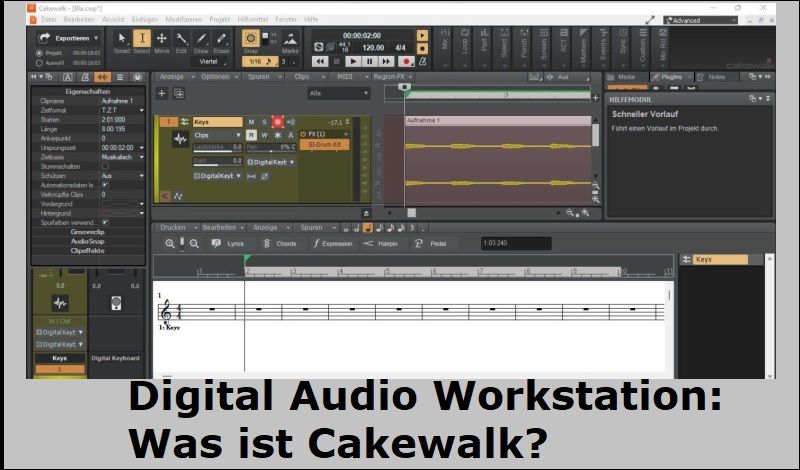 Digital Audio Workstation: Was ist Cakewalk?