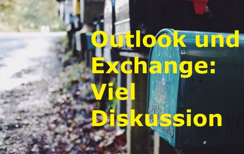 Outlook und Exchange: Viel Diskussion - Bild von Daria Nepriakhina 🇺🇦 auf Pixabay