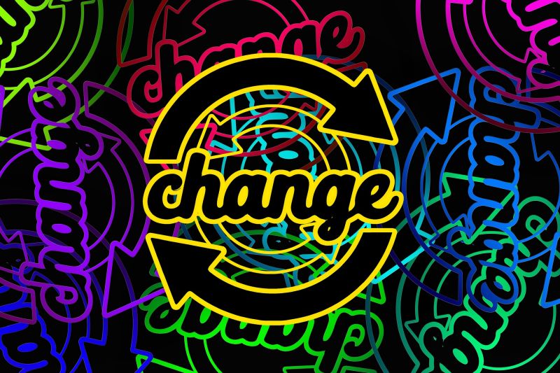 Veränderung ist alles - Bild von Gerd Altmann auf Pixabay