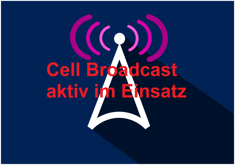 Cell Broadcast aktiv im Einsatz - Bild von erfouris studio auf Pixabay