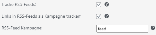 So klappt dann auch das RSS-Tracking