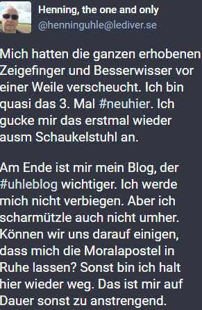 Das Twitter-Leselimit treibt mich zu Mastodon, aber nur unter bestimmten Bedingungen