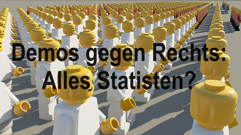 Demos gegen Rechts: Alles Statisten? - Bild von Matthias Wewering auf Pixabay