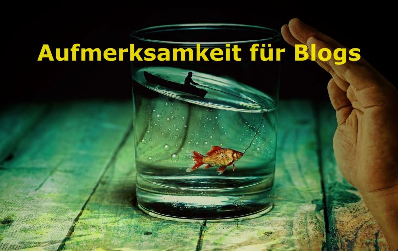 Aufmerksamkeit für Blogs - Bild von Anja auf Pixabay