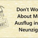 Don't Worry About Me - Ausflug in die Neunziger - Image by Victoria from Pixabay