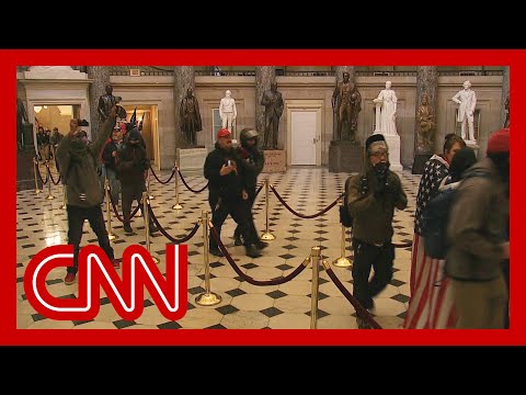 See stunning video of rioters inside Capitol